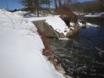 <p>The outfall is were the plant discharges the cleaned water to the receiving water, which is the Hoosic River</p>